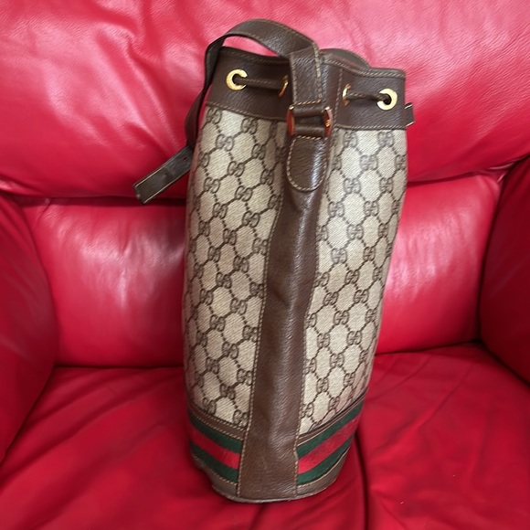 Gucci Vintage Supreme Monogram Large Bucket Bag - Picture 3 of 7